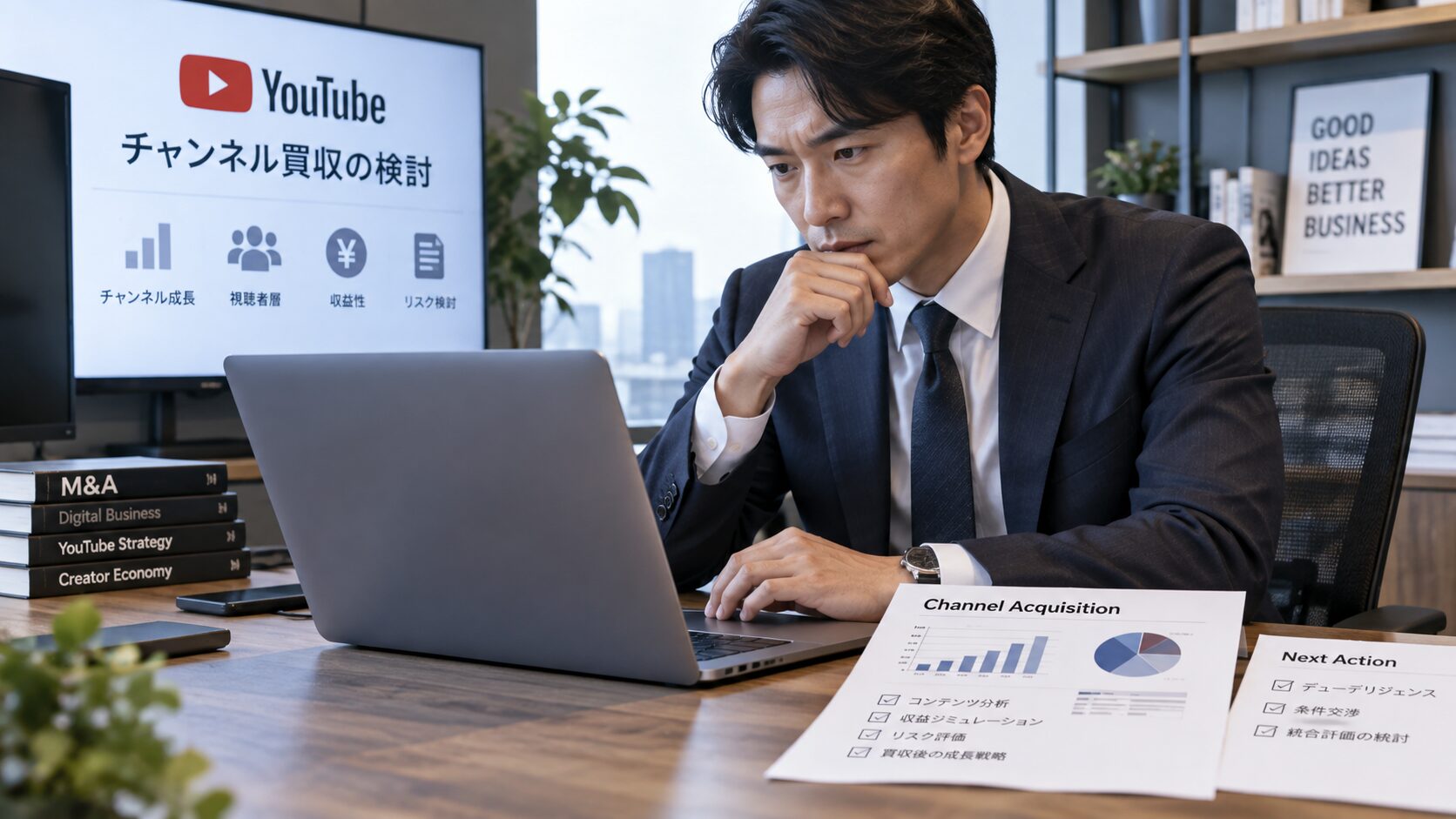 YouTubeチャンネル買収で後悔しないために。仲介のプロが商談で必ず確認する5つのチェックポイント